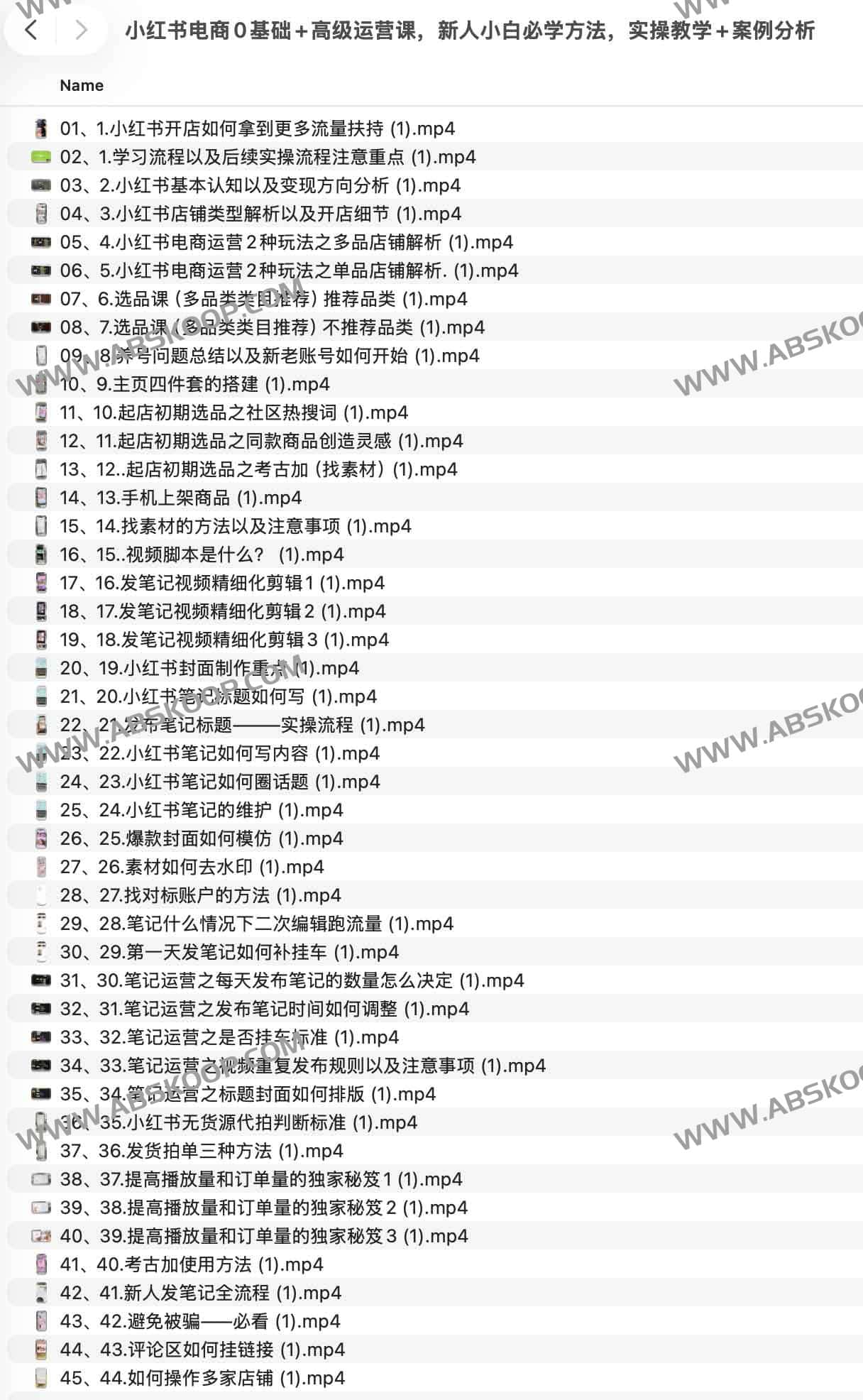 小红书电商0基础+高级运营课,新人小白必学方法,实操教学+案例分析 1 小红书电商0基础+高级运营课,新人小白必学方法,实操教学+案例分析