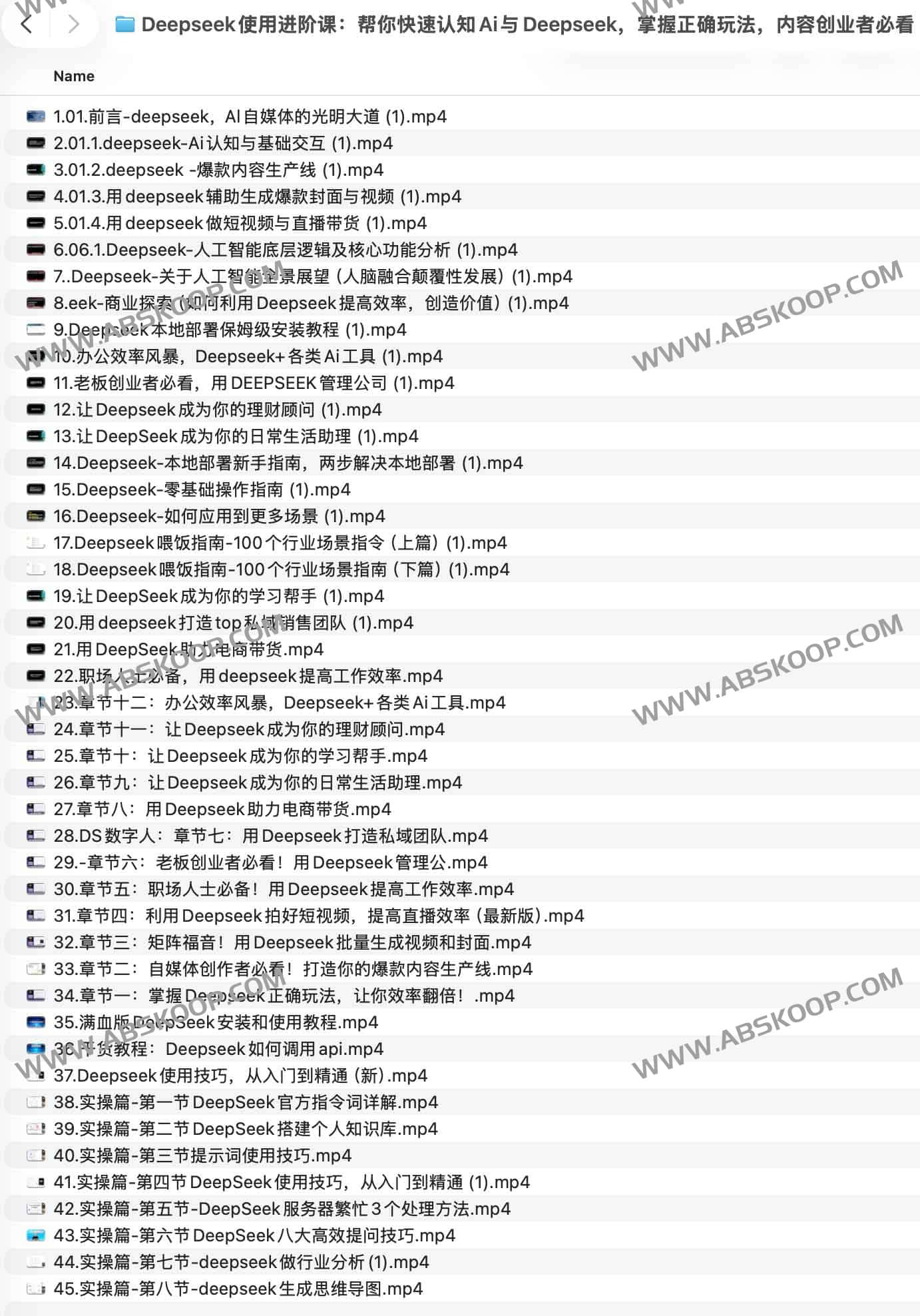 Deepseek使用进阶课:帮你快速认知Ai与Deepseek,掌握正确玩法,内容创业者必看 1 Deepseek使用进阶课:帮你快速认知Ai与Deepseek,掌握正确玩法,内容创业者必看
