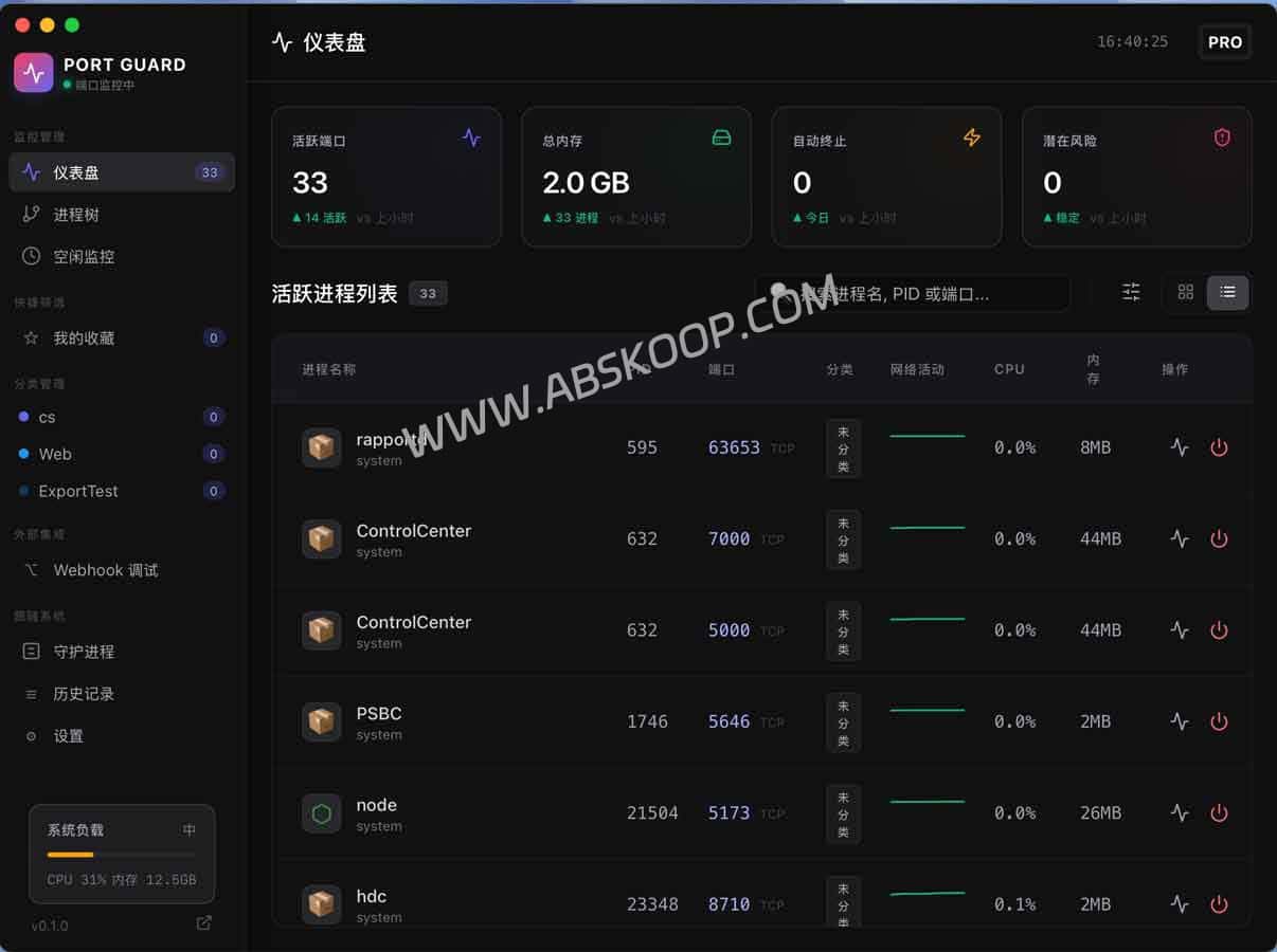 Port Guard：专为macOS打造的智能端口管理工具
