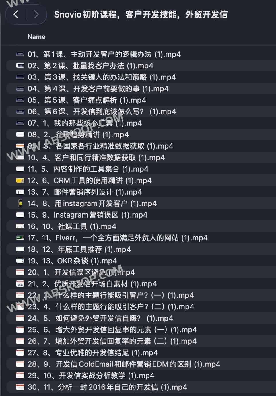 Snovio初阶课程,客户开发技能,外贸开发信 1 Snovio初阶课程,客户开发技能,外贸开发信