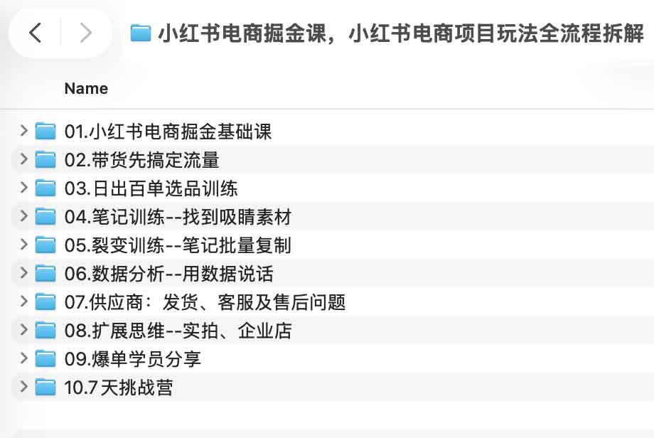 小红书电商掘金课,小红书电商项目玩法全流程拆解 1 小红书电商掘金课,小红书电商项目玩法全流程拆解