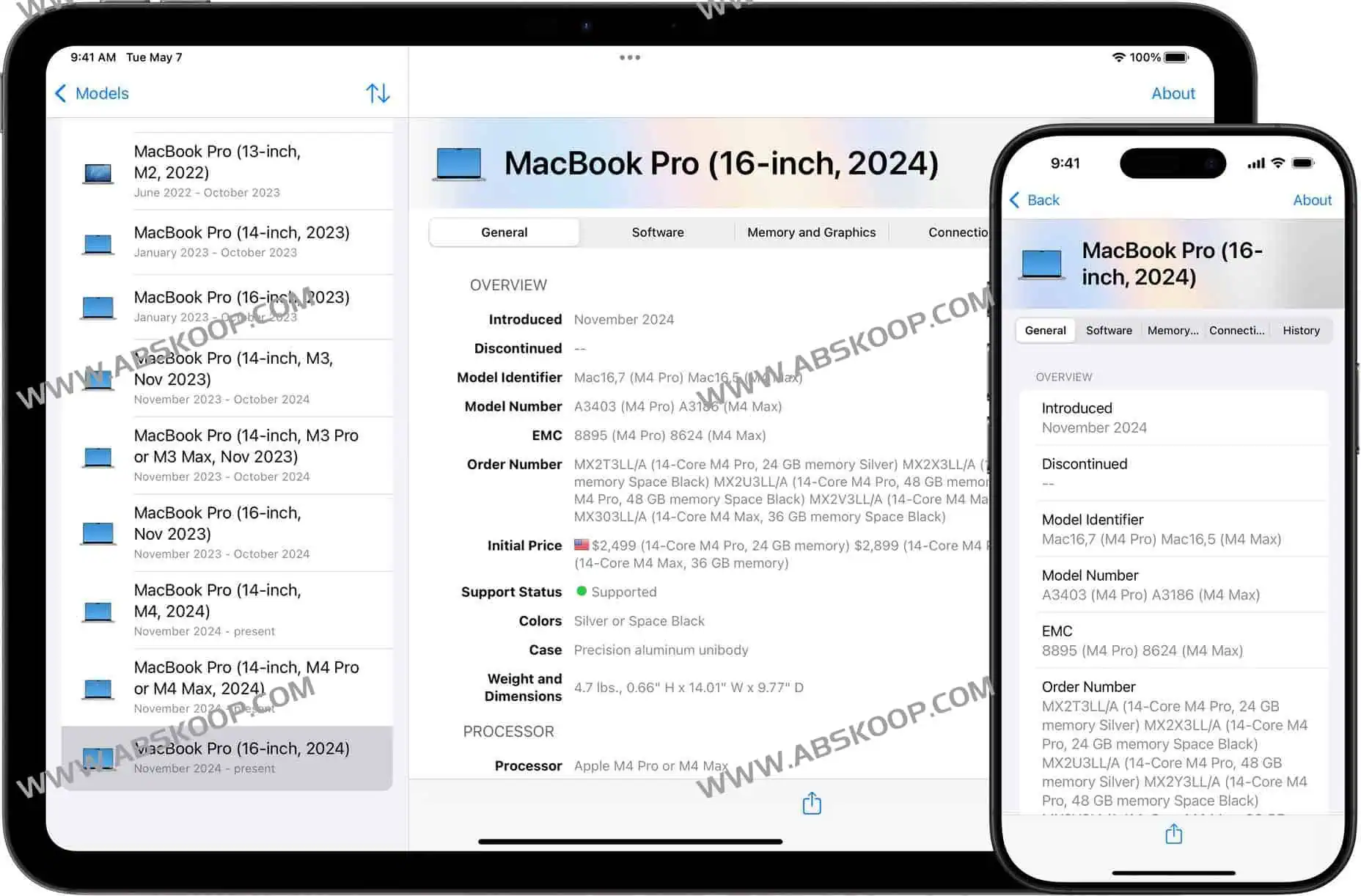 Mactracker:Apple全产品线离线查询设备参数与支持状态工具,苹果爱好者必备软件 2 Mactracker:Apple全产品线离线查询设备参数与支持状态工具,苹果爱好者必备软件