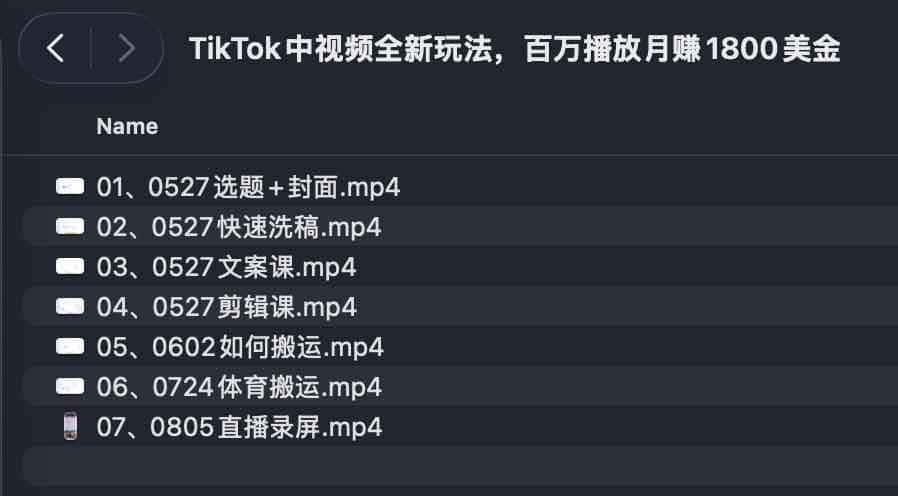TikTok中视频全新玩法,百万播放月赚1800美金 1 TikTok中视频全新玩法,百万播放月赚1800美金