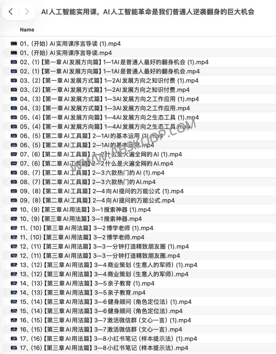 AI人工智能实用课，AI人工智能革命是我们普通人逆袭翻身的巨大机会