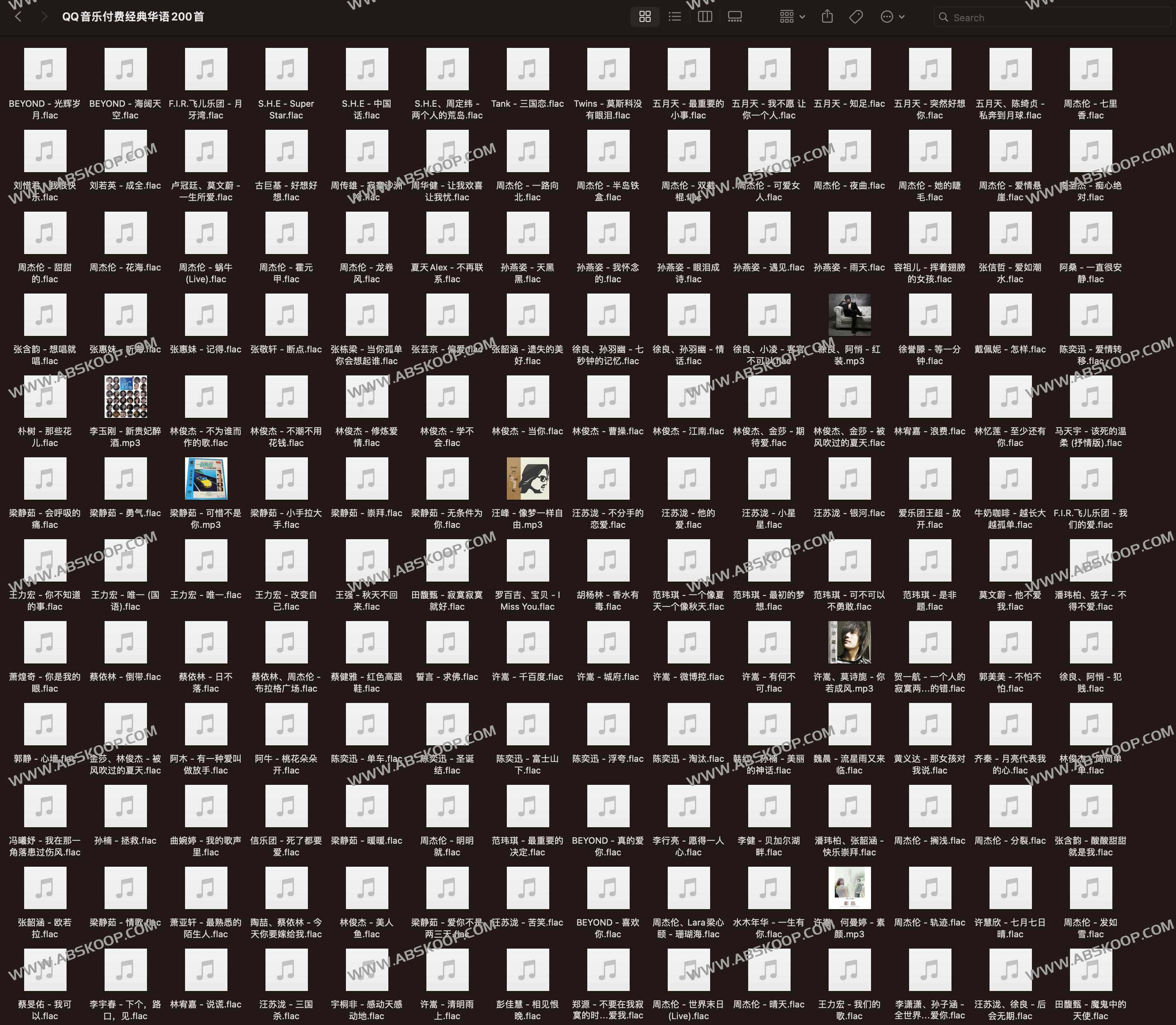 QQ音乐付费经典华语200首 无损音乐 1 QQ音乐付费经典华语200首