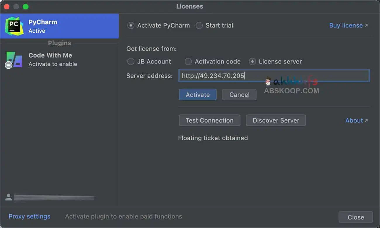 2022最新Jetbrains激活服务器-全部产品均适用-许可证服务器