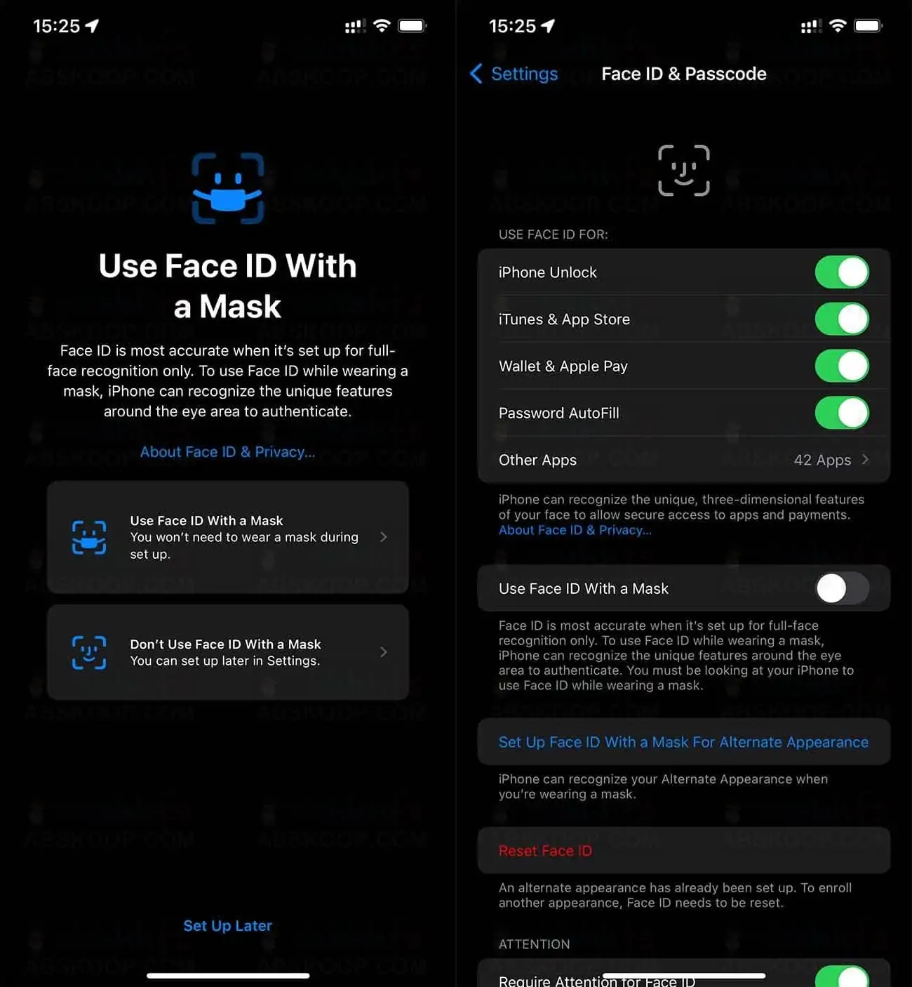 ios 15 beta描述文件下载 及安装升级ios beta 15 1 ios-15.4-beta-use-face-id-with-a-mask
