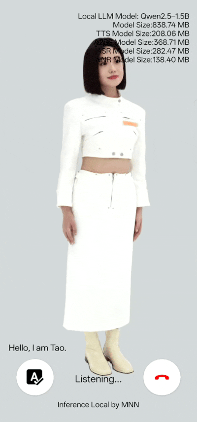 阿里开源MNN TaoAvatar：手机本地运行的3D智能数字人来了