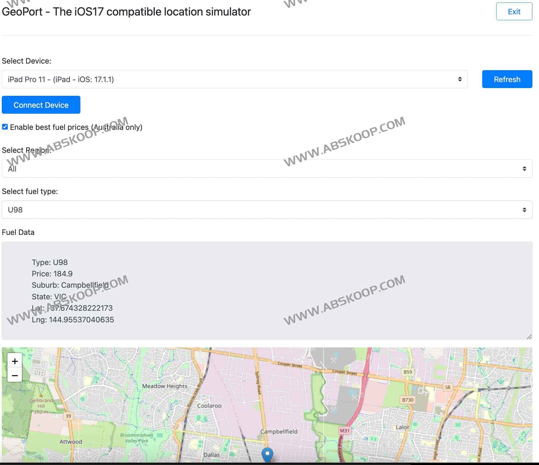 GeoPort：iOS虚拟定位神器 一键伪装全球位置，支持Wi-Fi无线与跨平台