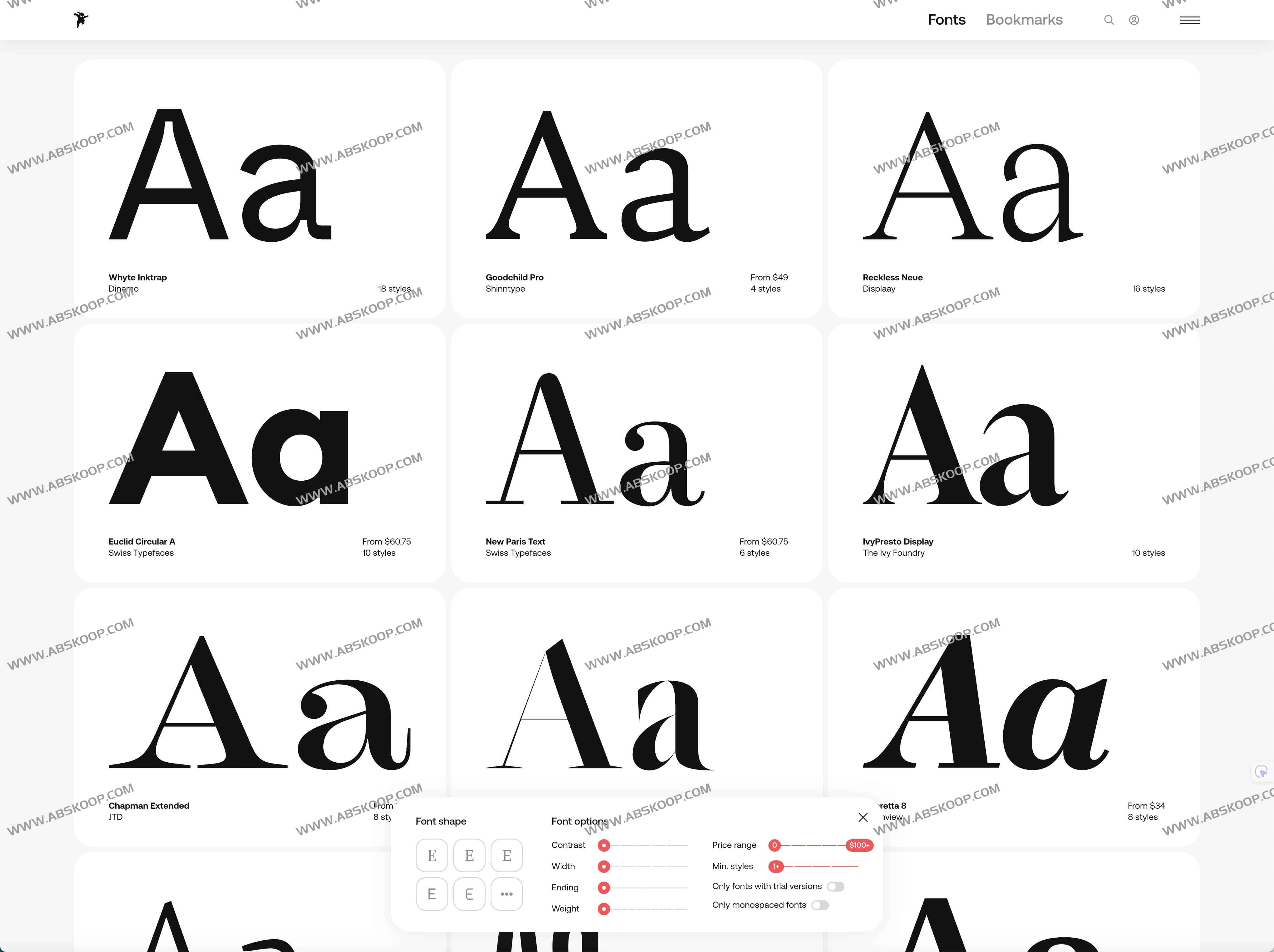 Fonts Ninja:设计师必备的网页字体识别与管理工具 1 Fonts Ninja:设计师必备的网页字体识别与管理工具