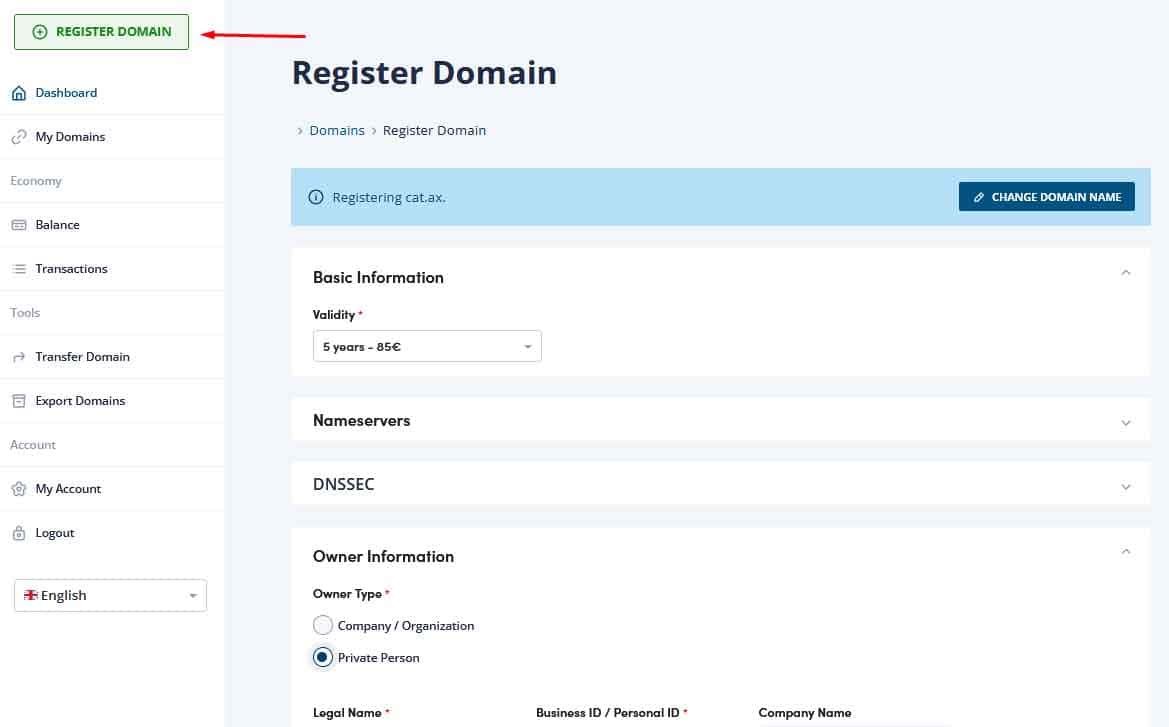 如何个人免费申请成为.ax顶级域名注册商？一步步教你拥有自己的注册商账号