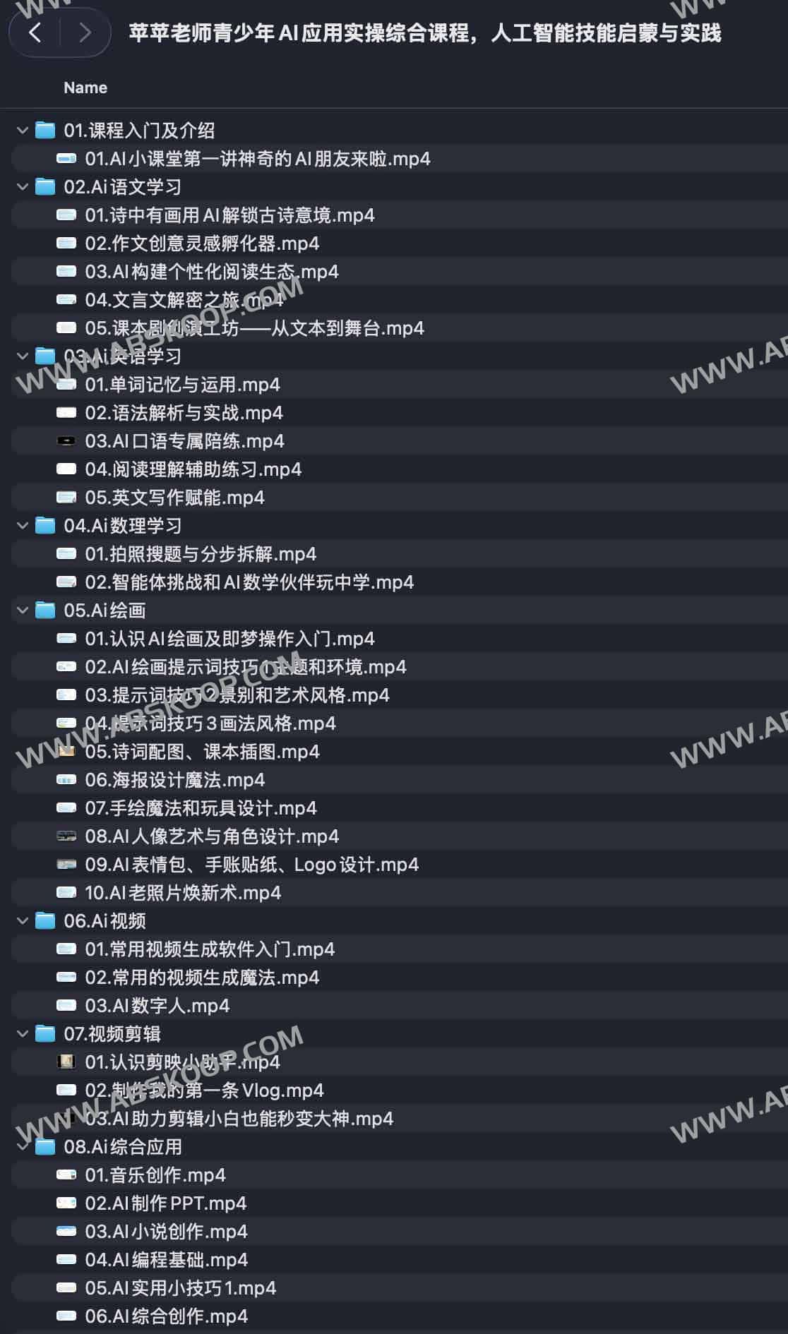 苹苹老师青少年AI应用实操综合课程,人工智能技能启蒙与实践 1 苹苹老师青少年AI应用实操综合课程,人工智能技能启蒙与实践