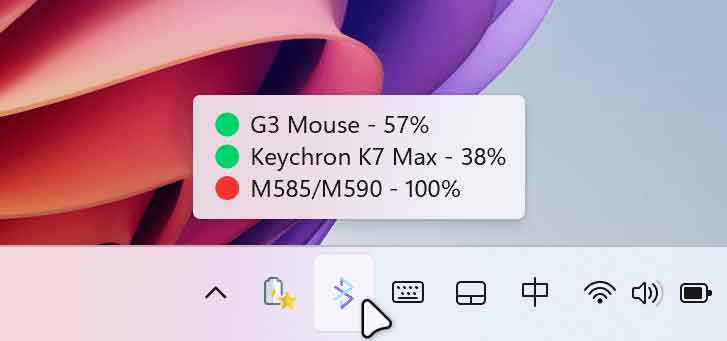 BlueGauge:蓝牙设备电量显示与监控工具(开源免费,支持自定义托盘图标与通知) 1 BlueGauge:蓝牙设备电量显示与监控工具