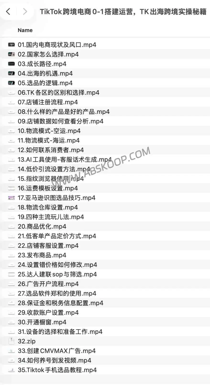 TikTok跨境电商0-1搭建运营，TK出海跨境实操秘籍