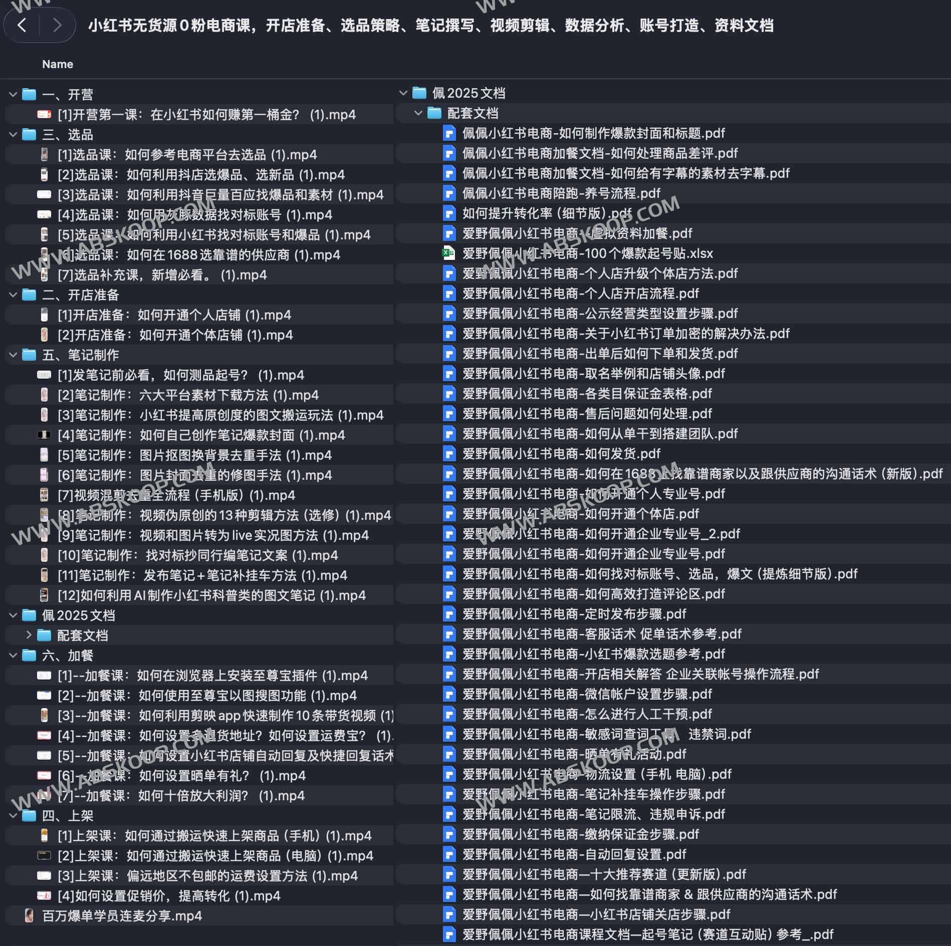 小红书无货源电商实战课:从开店到爆款笔记的完整变现流程 1 小红书无货源电商实战课:从开店到爆款笔记的完整变现流程